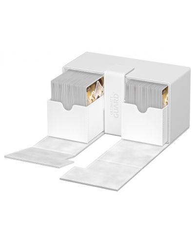 Kutija za kartice i dodatke Ultimate Guard Twin Flip`n`Tray XenoSkin - Monocolor White (200+ kom.) - 4